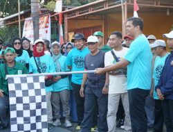 Semarak HUT ke-81 RI, Bupati Bantaeng Lepas Jalan Santai Beja dan Bada Family