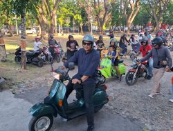 Bupati Bantaeng Motoran Santai Bersama Komunitas Vespa Meriahkan HUT RI ke-81