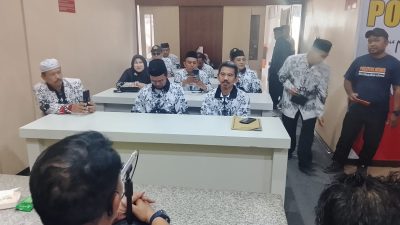 Audensi Ke Polres, PGRI Bantaeng Minta Agar Kasus Kekerasan Terhadap Tenaga Pendidik Diproses Secara Profesional