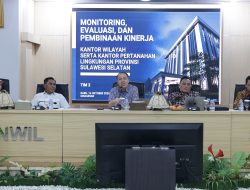 Kantah Bantaeng Hadiri Monitoring, Evaluasi, dan Pembinaan Tim Pelaksana II Kementerian ATR/BPN
